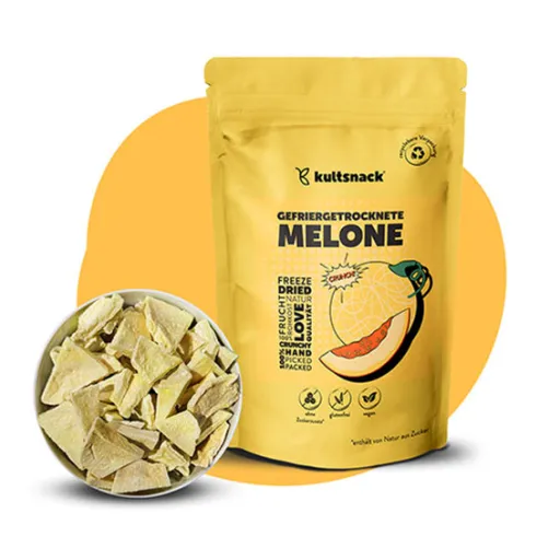Gefriergetrocknete Melone