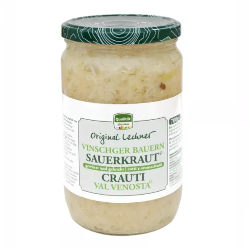 Zubereitetes Vinschger Sauerkraut